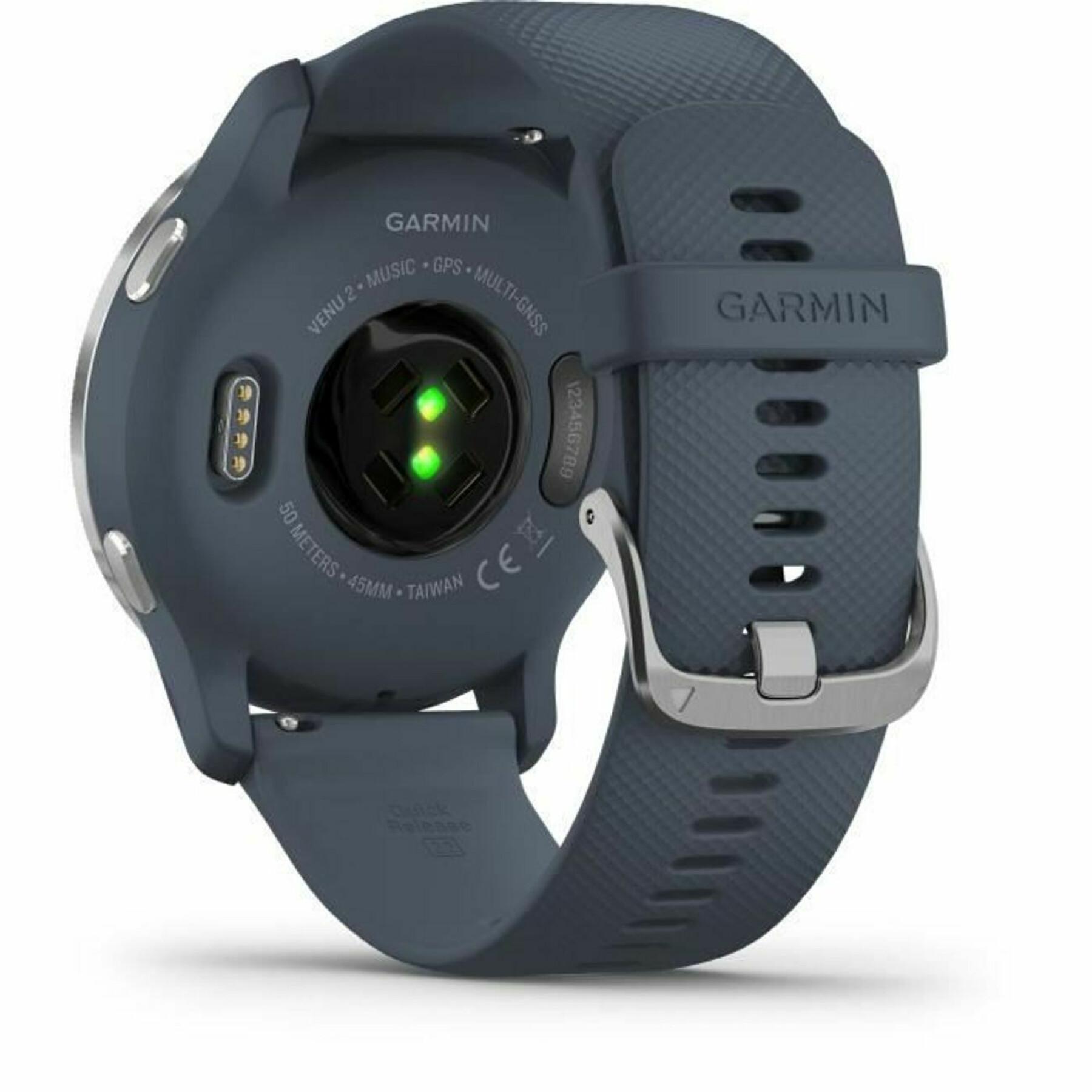 Zegarek Connected z silikonowym paskiem Garmin Venu 2