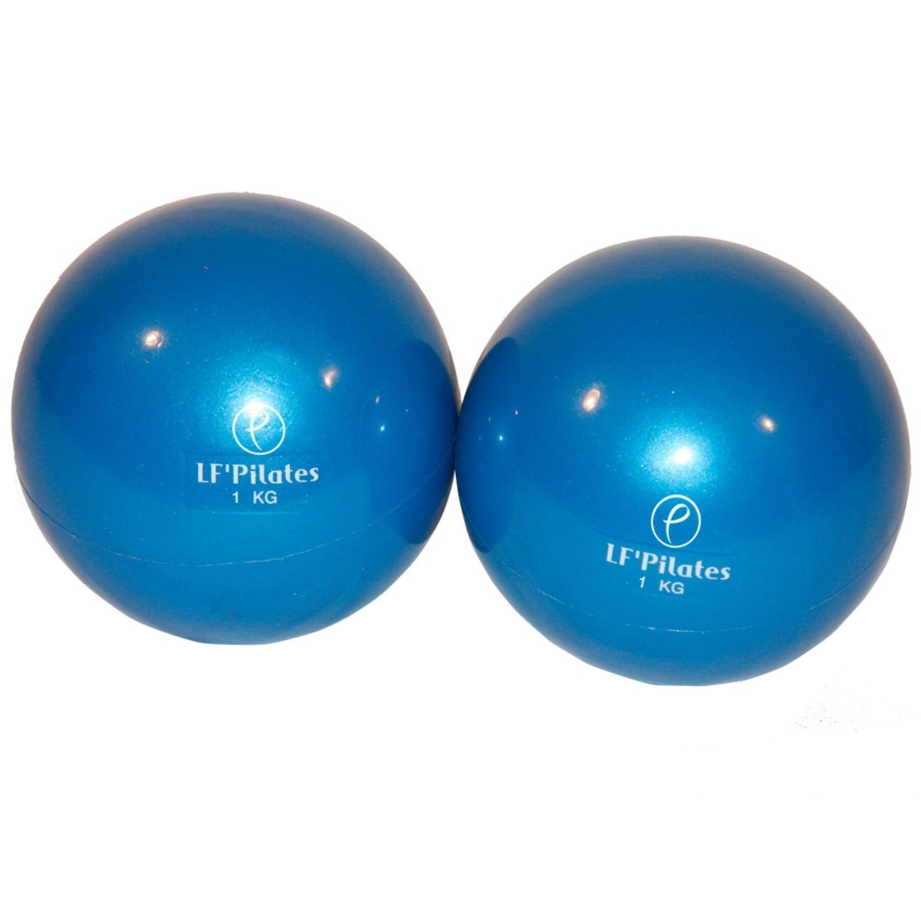 Piłki obciążające Leader Fit 1kg – 12 cm (x2)