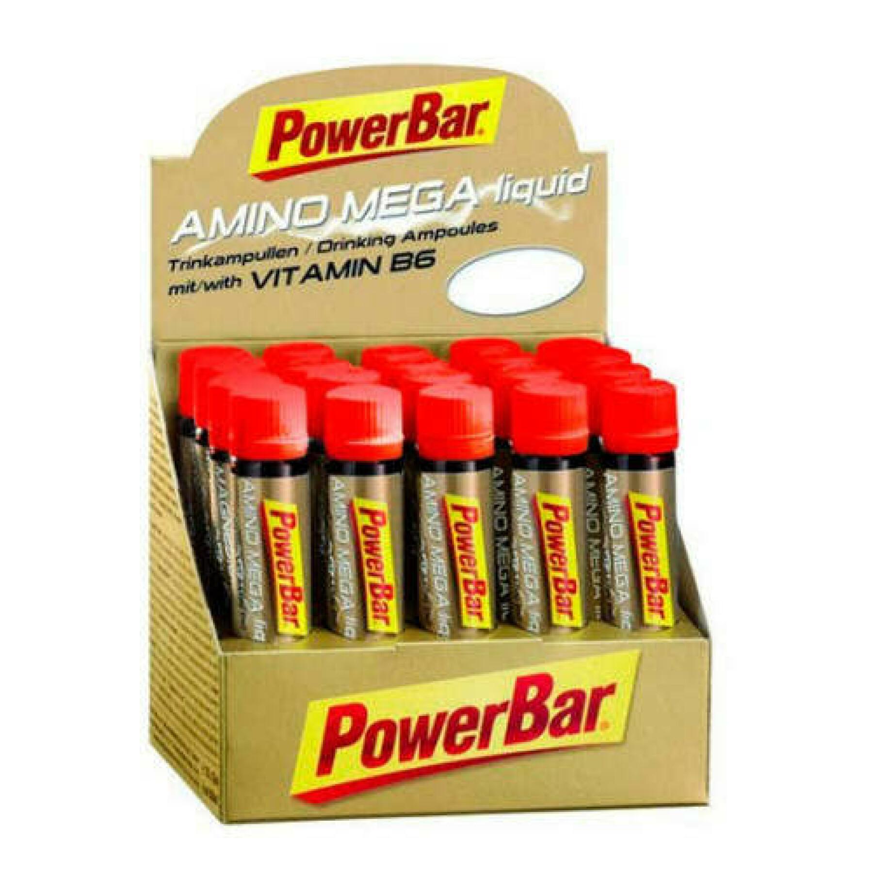 Opakowanie 20 tubek PowerBar Amino Maga Liquid (20X25ml)