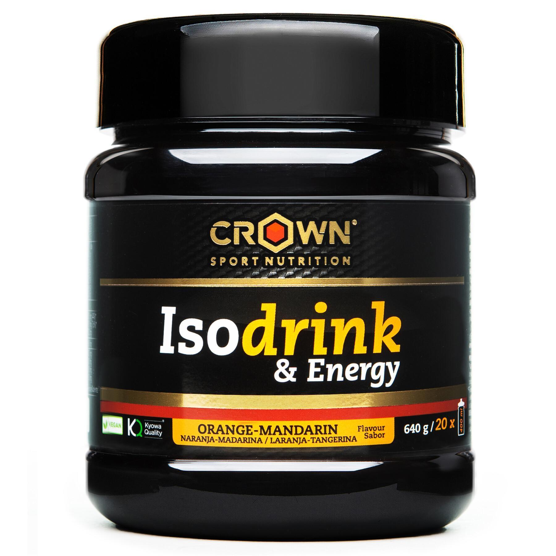 Napój energetyczny Crown Sport Nutrition Isodrink & Energy informed sport - mandarine / orange - 640 g