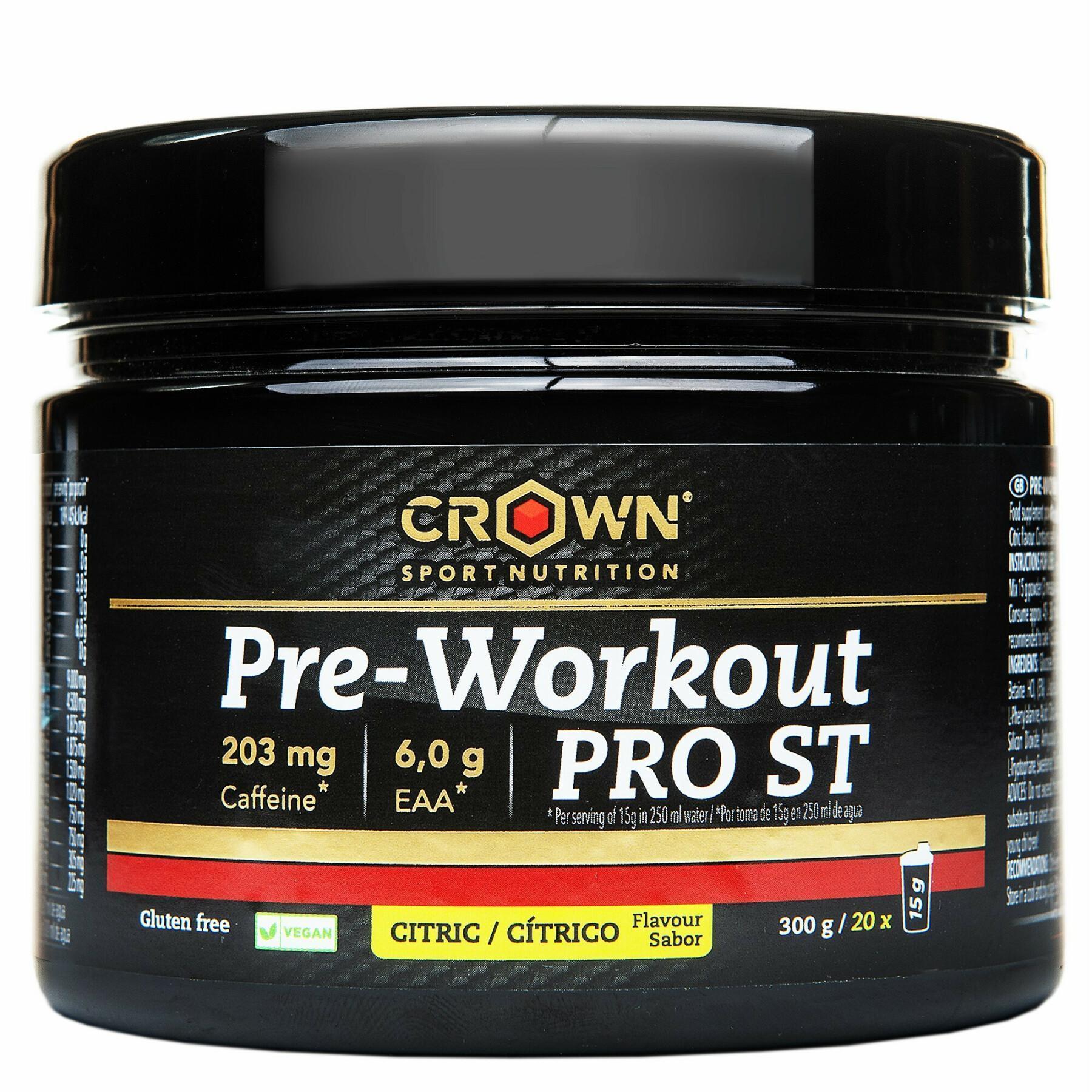 Napój energetyczny Crown Sport Nutrition Pre-Workout Pro St - citrique - 300 g