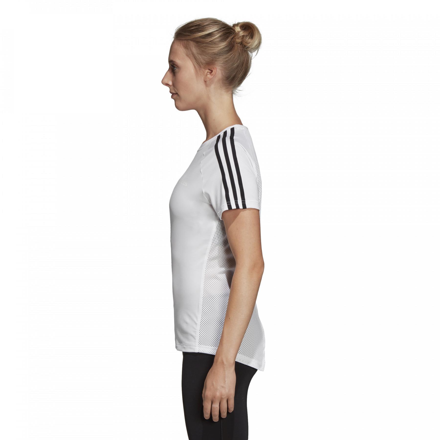 Koszulka damska adidas Design 2 Move 3-Stripes