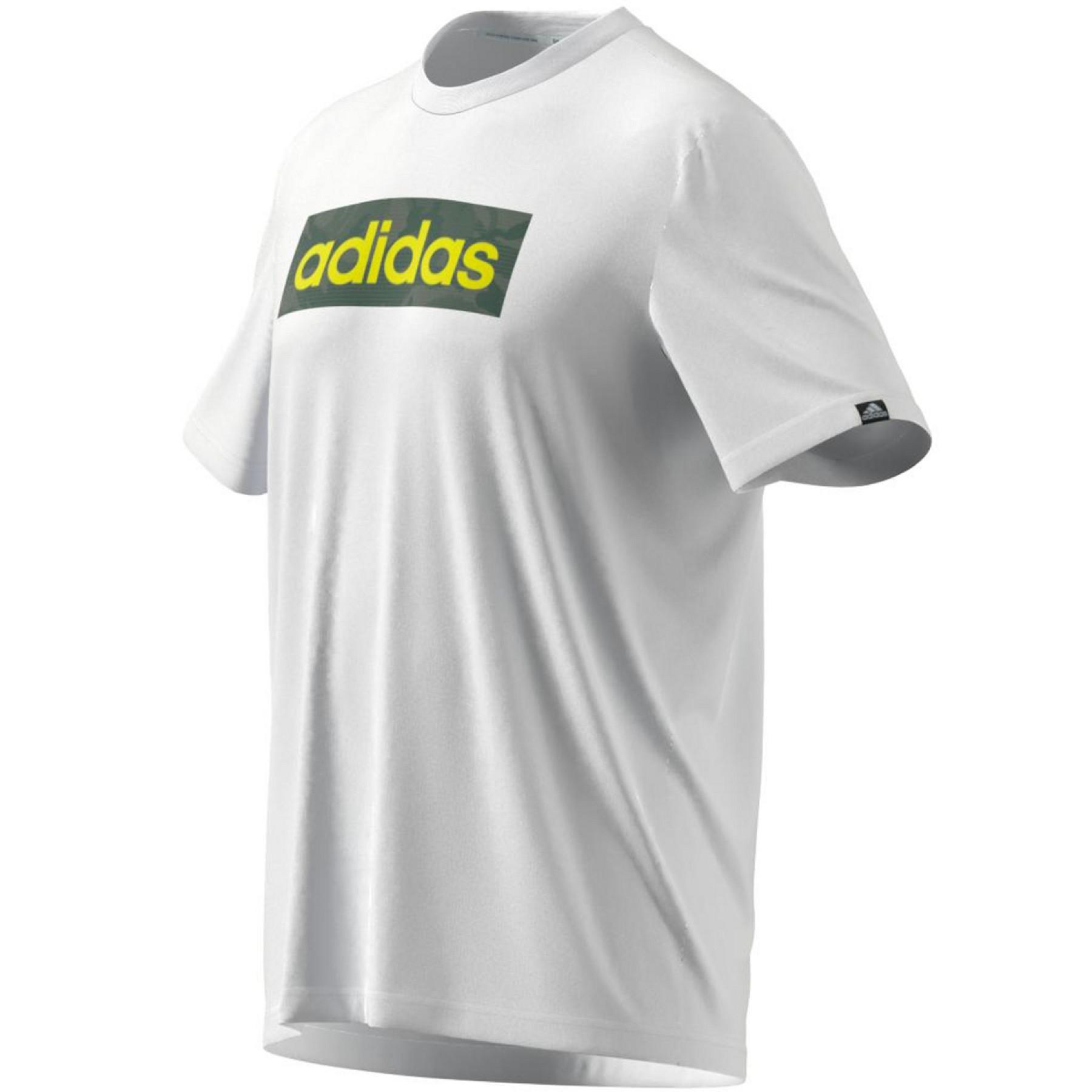 Koszulka adidas Camo Box Logo Graphic