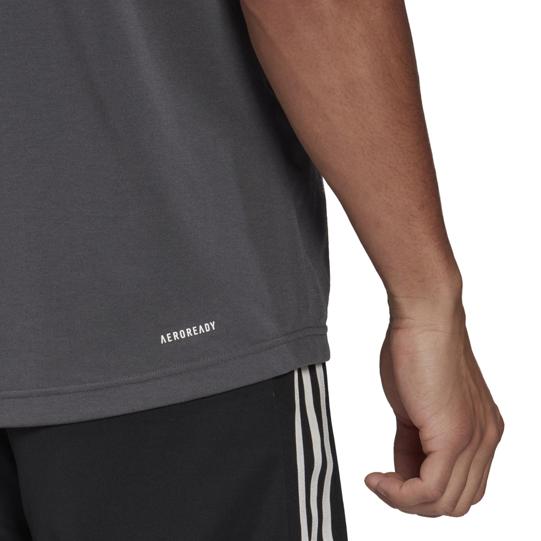 Koszulka adidas Aeroready Designed 2 Move Feel Ready Sport Logo