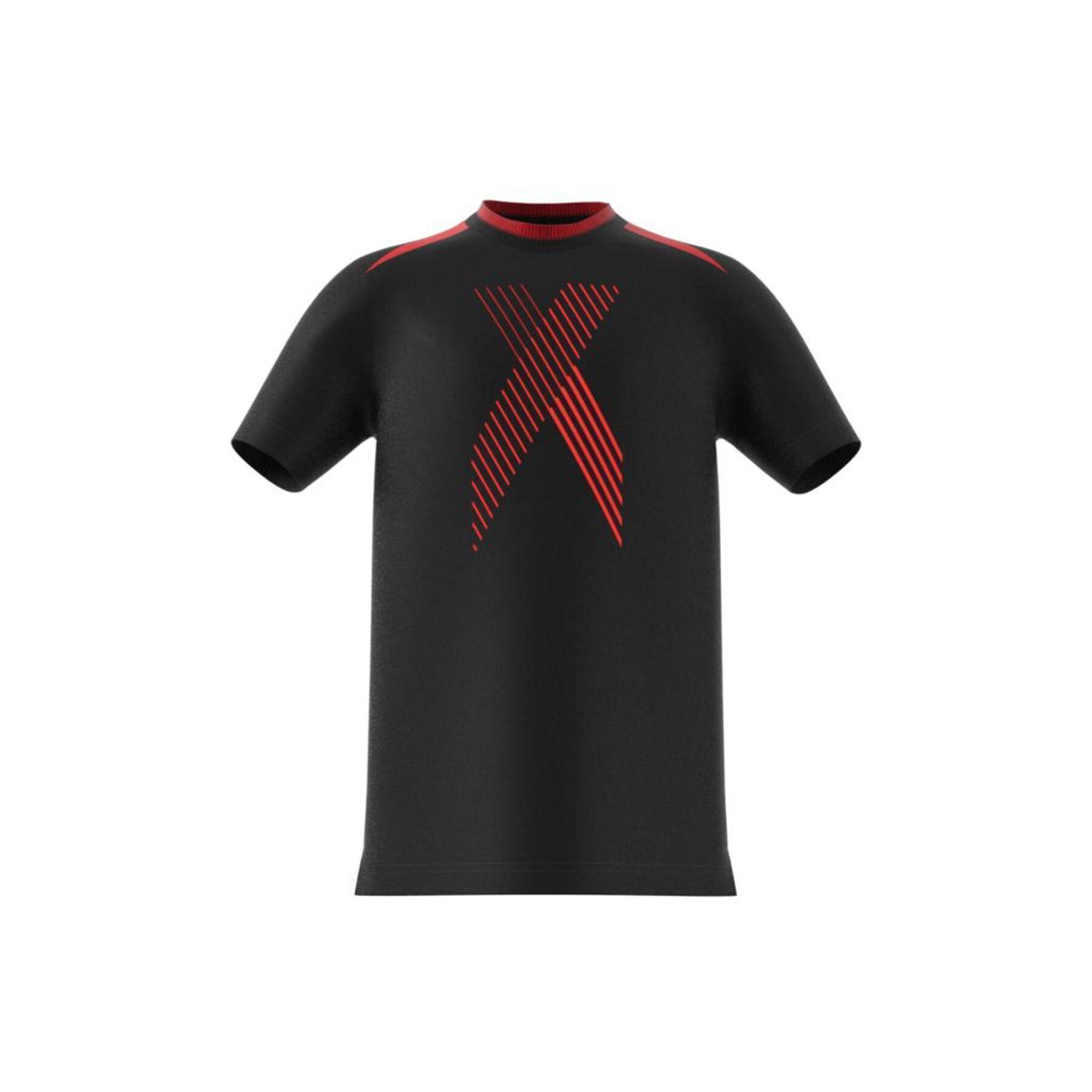 Koszulka dziecięca adidas AEROREADY X Football-Inspired
