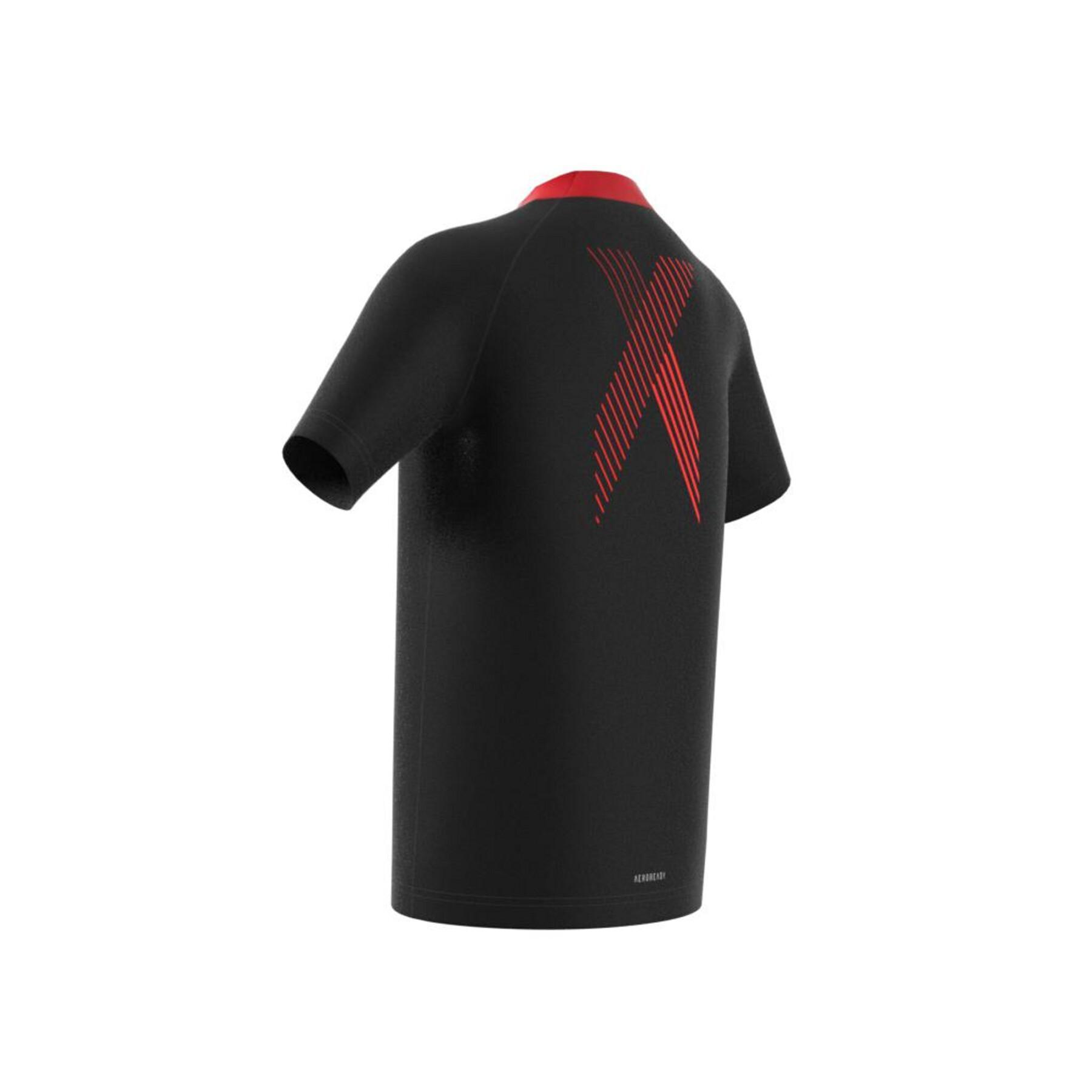 Koszulka dziecięca adidas AEROREADY x Football-Inspired