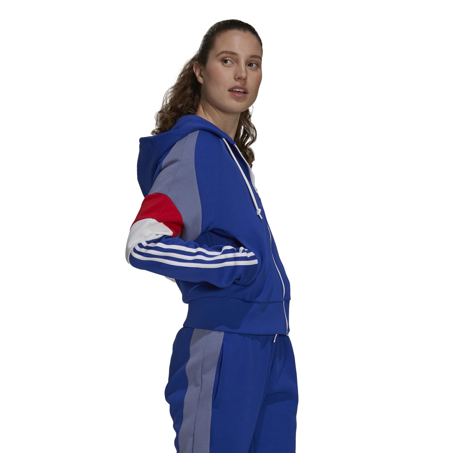Kurtka damska adidas Sportswear Colorblock Full-Zip