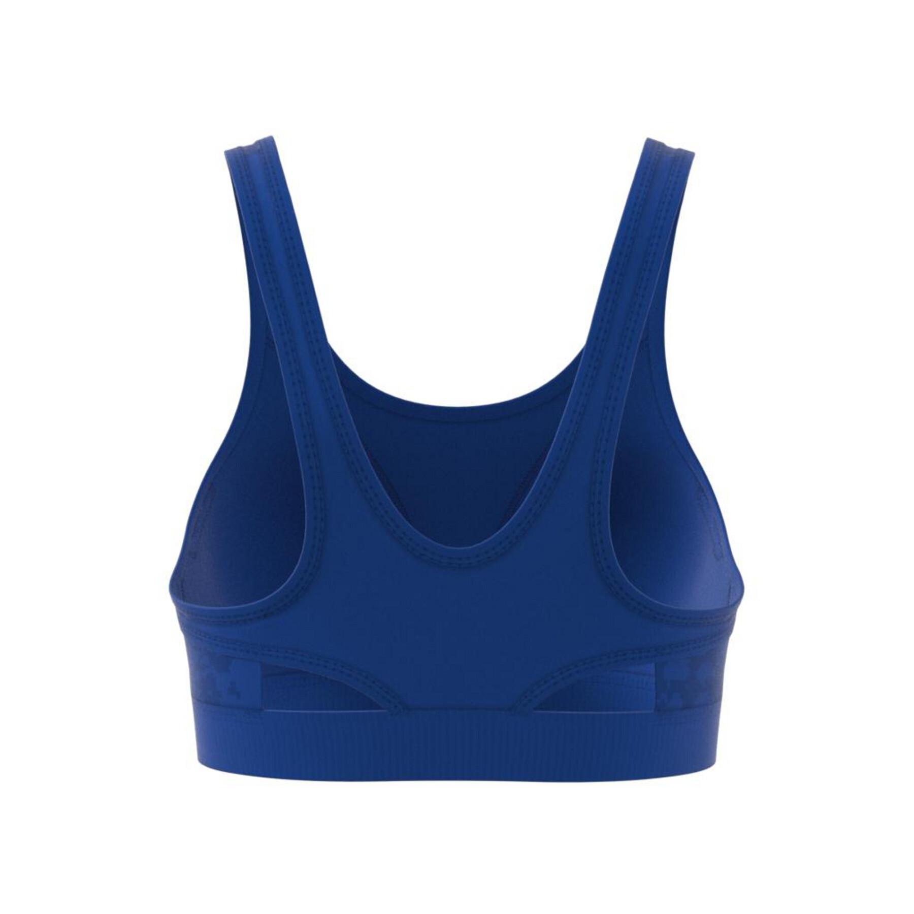 Biustonosz damski adidas Believe This Medium-Support Lace Camo Workout