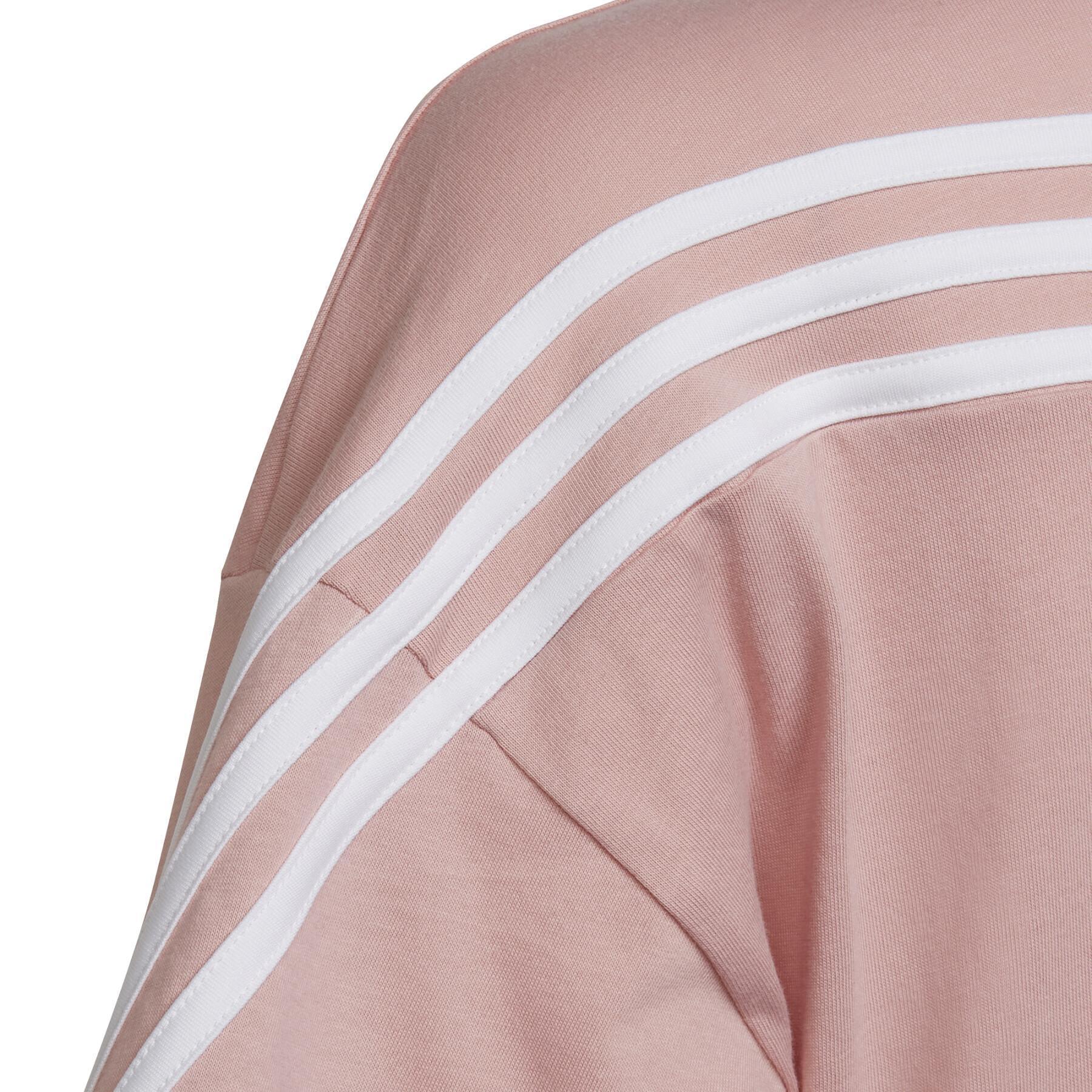 Koszulka dziewczęca adidas Organic Cotton Future Icons Sport 3-Stripes Loose