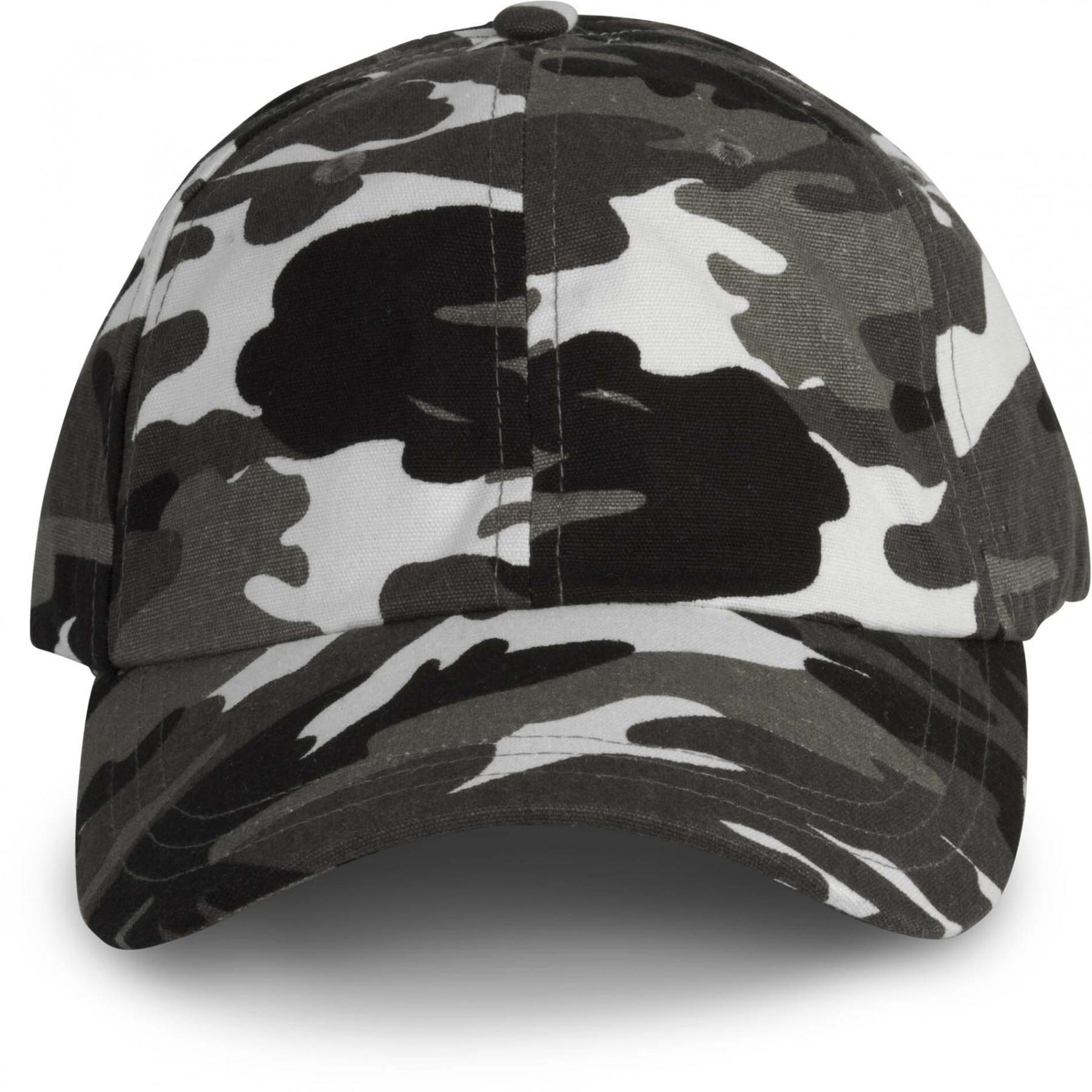 Ciężka bawełniana czapka K-up Profil Bas 6 Panneaux
