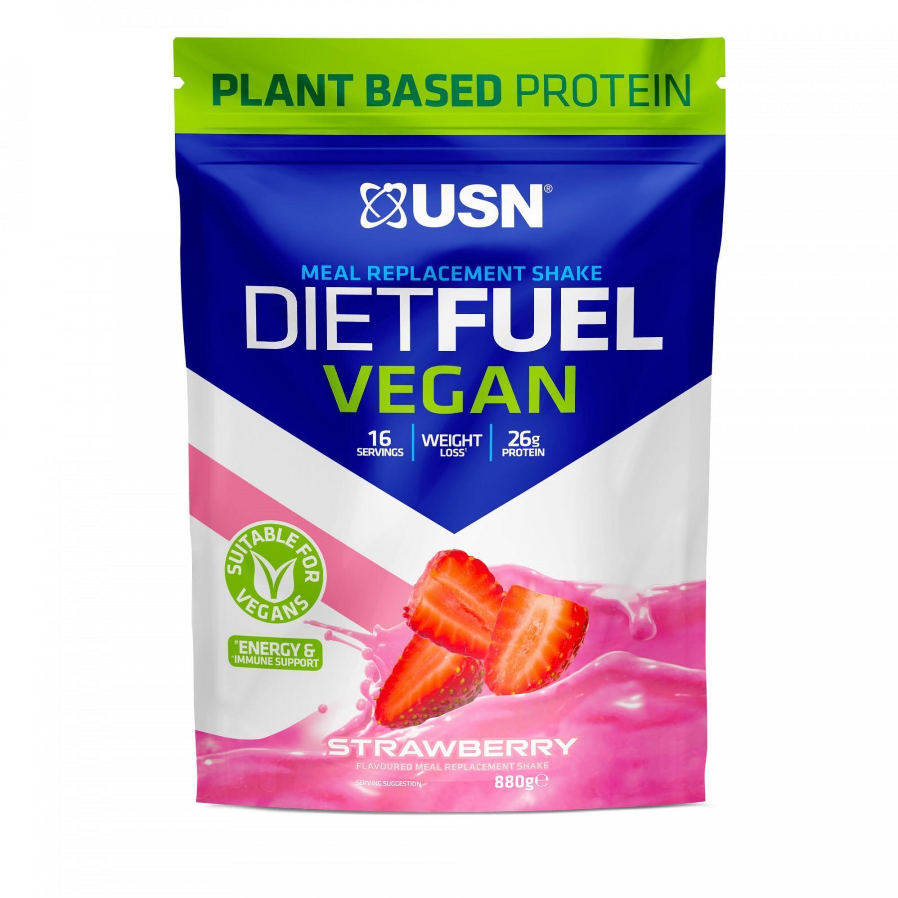 Protein diet fuel vegan truskawka 880g