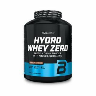 Opakowanie 10 torebek protein Biotech USA hydro whey zero - Chocolate - 454g