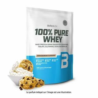 Opakowanie 10 torebek 100% czystego białka serwatkowego Biotech USA - Cookies & Cream - 1kg