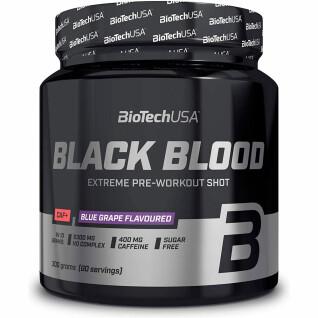 Opakowanie 10 słoików z boosterem Biotech USA black blood caf + - Raisin bleu - 300g