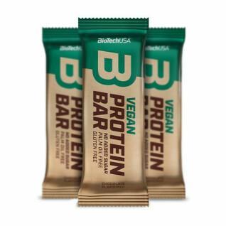 Opakowanie 20 pudełek z przekąskami Biotech USA vegan bar - Chocolate