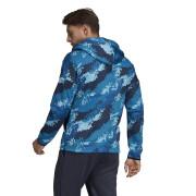 Hoodie adidas Z.N.E. Allover Print Fast-Release