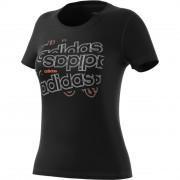 Koszulka damska adidas Logo Collage Graphic