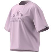 Koszulka damska adidas graphique Soft Floral Logo