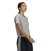 Koszulka damska adidas Essentials Loose 3-Stripes Cropped