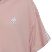 Koszulka dziewczęca adidas Organic Cotton Future Icons Sport 3-Stripes Loose